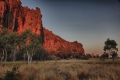 Windjana Gorge im Sonnenuntergang