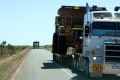 Oversize vehicle on one lane bridge